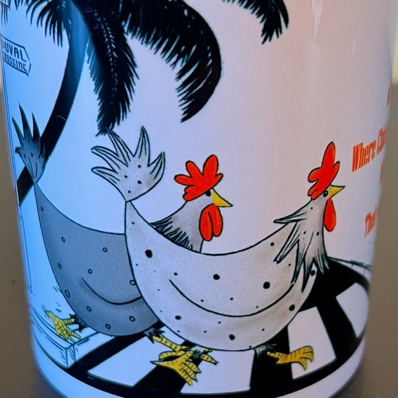KEY WEST Florida  Souvenir Mug ~ Chickens Crossing Road ~ Duval Street - Picture 4 of 9
